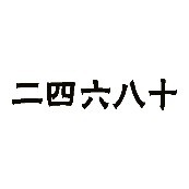 看图猜成语二四六八十的答案是什么？