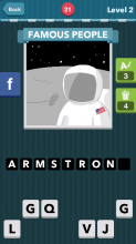 Astronaut on the moon.|Fomous People|icomania answers|icomani