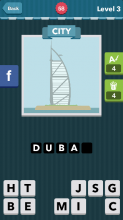 Sailboat shaped building.|City|icomania answers|icomania chea