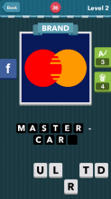 Red and orange circles.|Brand|icomania answers|icomania cheat