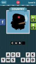 Che Guavera and cigar|Country|icomania answers|icomania cheat