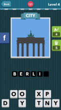 Building with six columns and statues on top.|City|icomania a