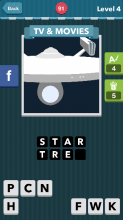 Alien space ship.|TV&Movies|icomania answers|icomania cheats|