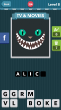 Chesire cat grinning|TV&Movies|icomania answers|icomania chea