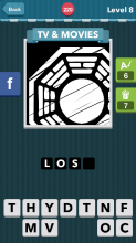 Black and white geometric shape.|TV&Movies|icomania answers|i