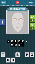 Scary grey face with slits for eyes and small mouth.|Characte