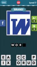 Block blue W.|Brand|icomania answers|icomania cheats|_Word