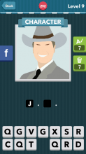 Man with cowboy hat and white smile.|Character|icomania answe